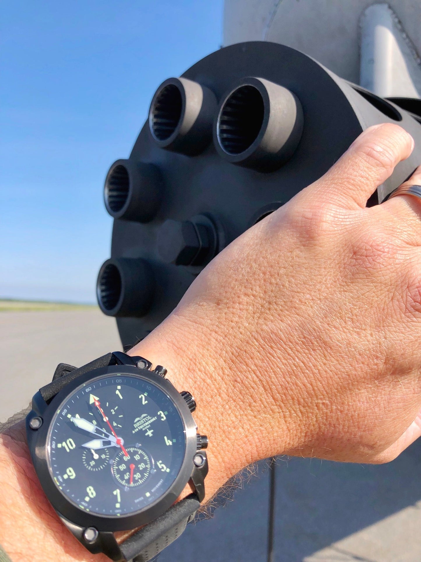 A-10 Thunderbolt Tribute - Gunmetal Finish, Kevlar Band