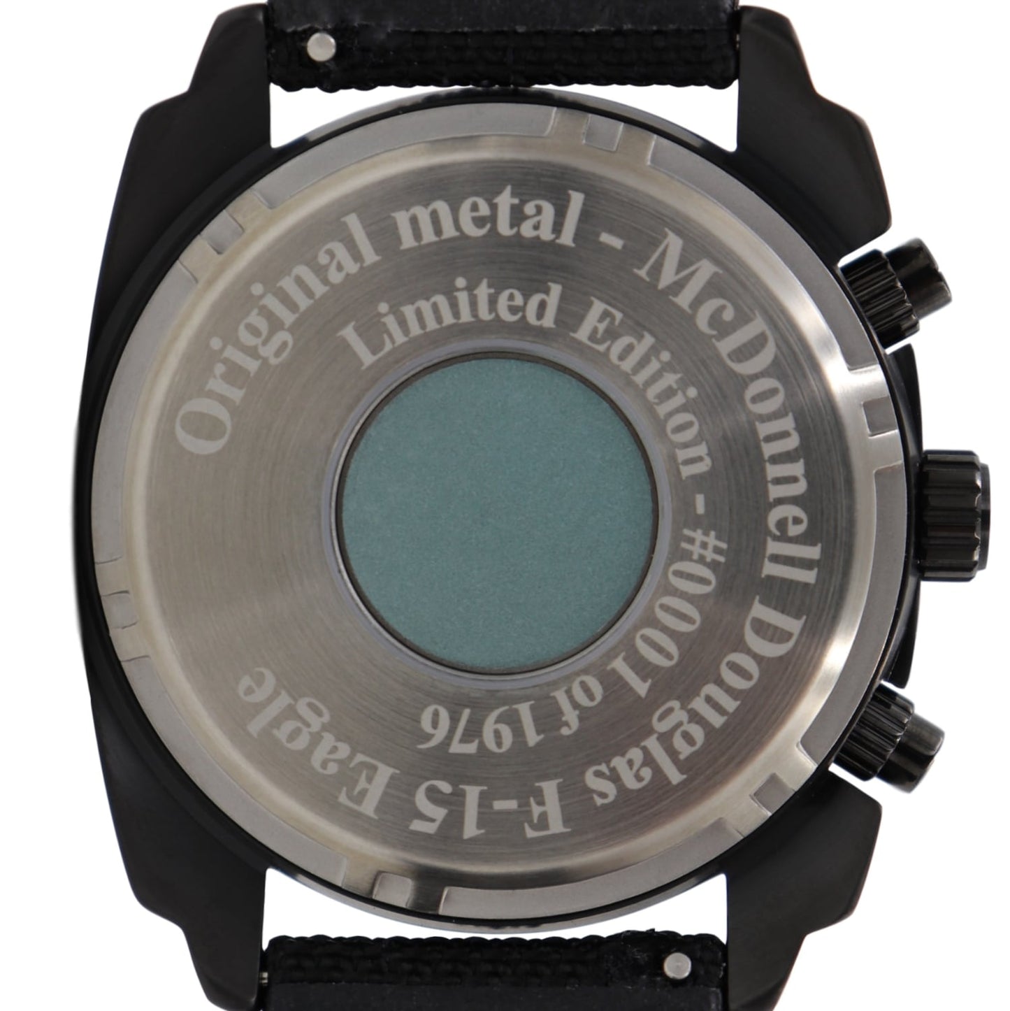 F-15 Eagle Tribute - Black Finish, Leather Band