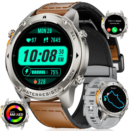 LIGE Rugged GPS Tactical Smartwatch for Men